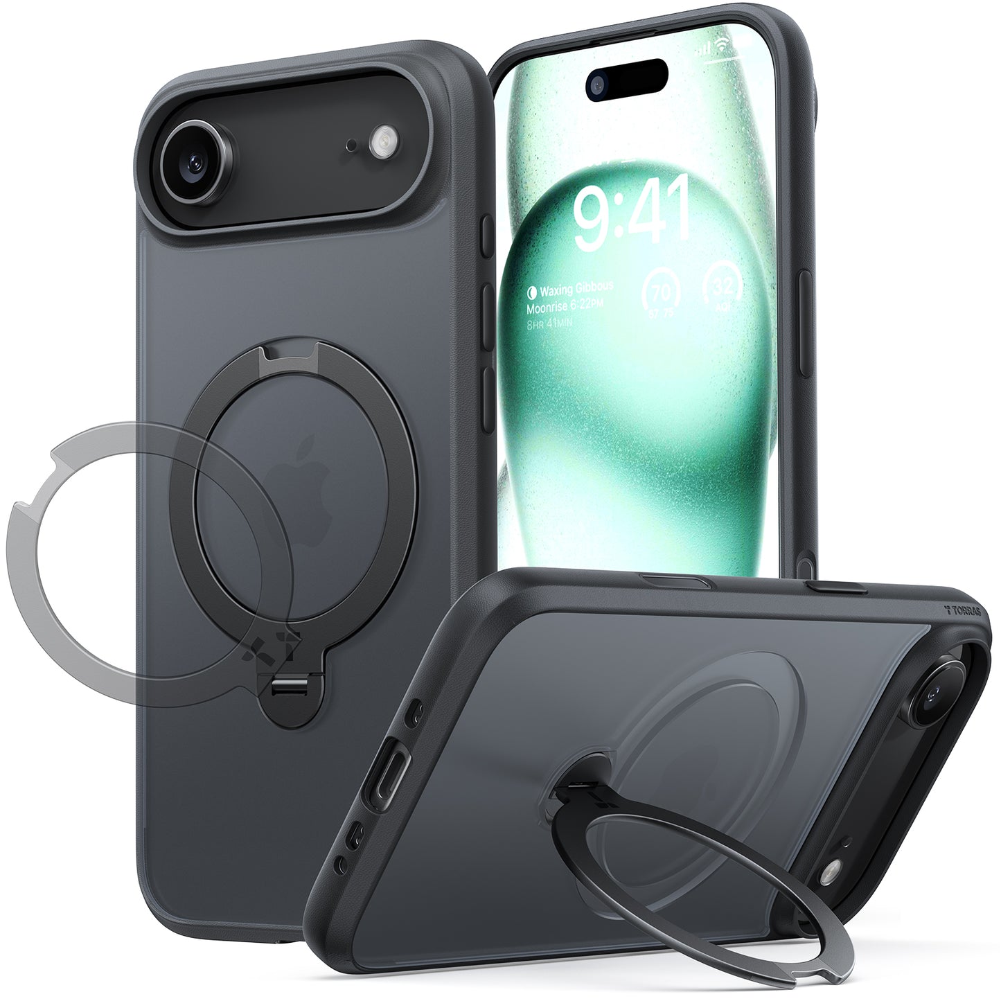 【iPhone 17 Air】TORRAS Ostand Spin Magsafe 手機保護殼