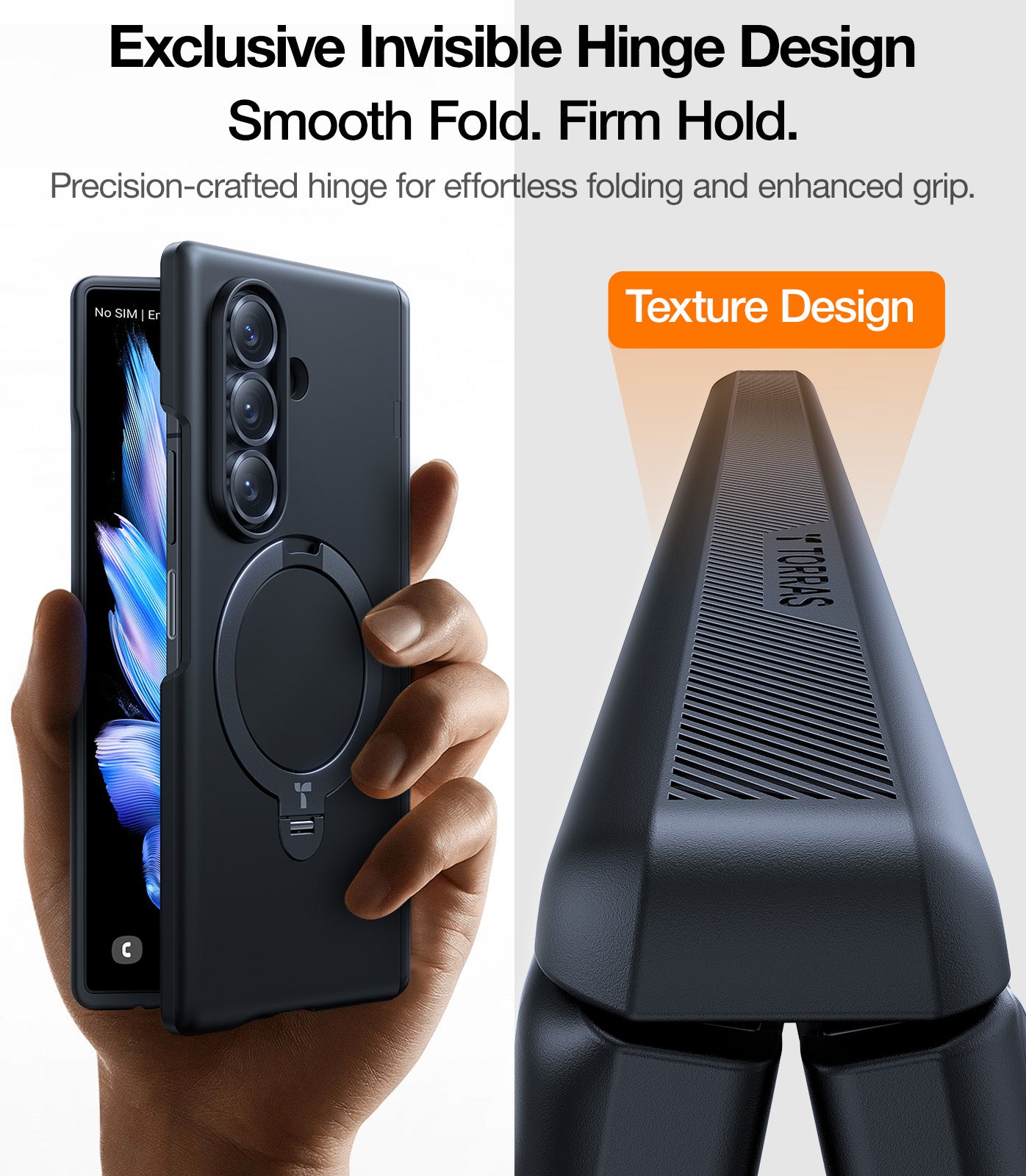 【 Galaxy Z Fold 7系列】TORRAS Ostand Spin Magsafe 手機保護殼