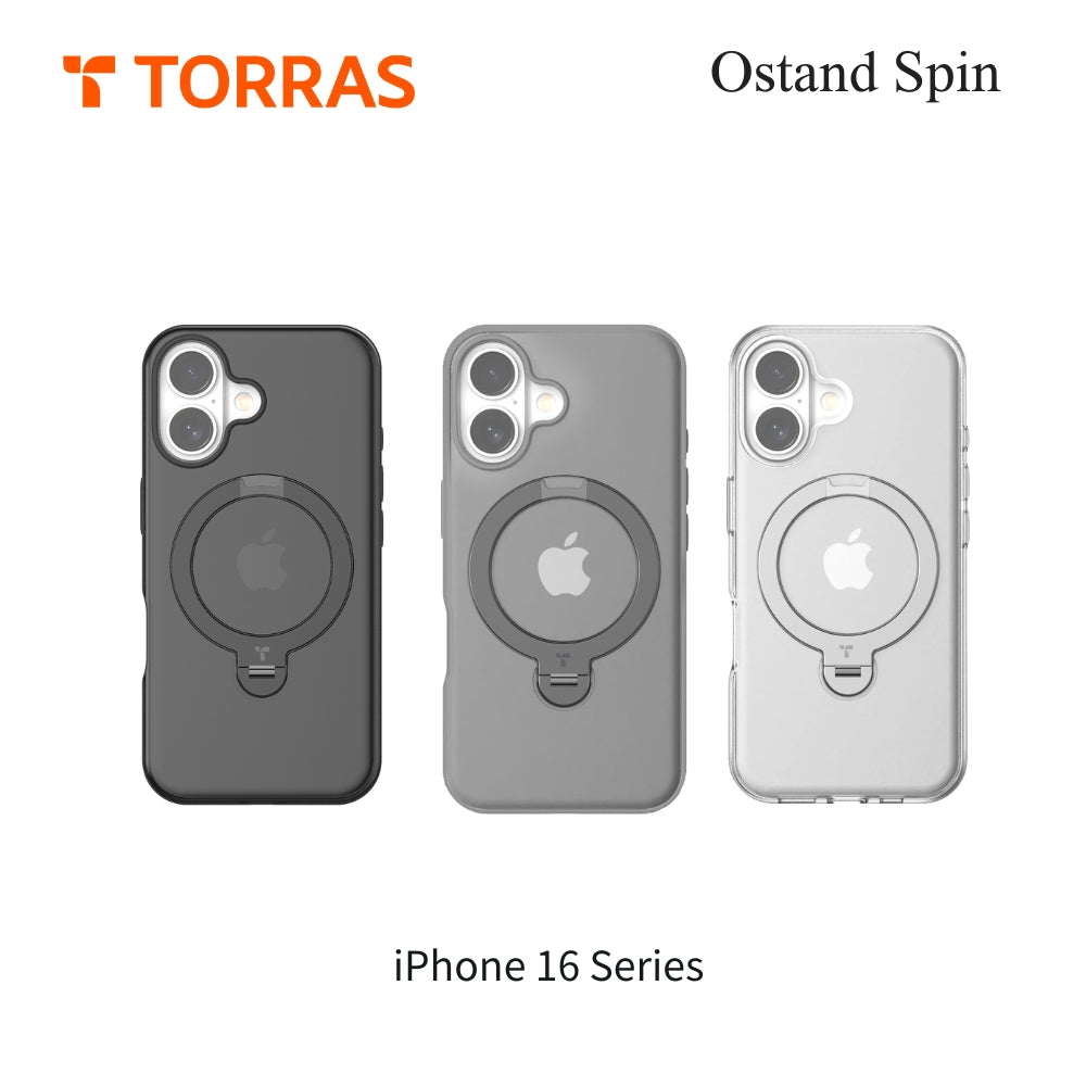 【iPhone 16】TORRAS UPRO Ostand Spin Phone Case