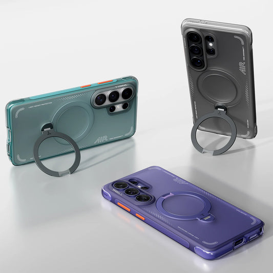 【Samsung S26 Ultra】Ostand Q3 Air 旋轉支架氣囊防摔手機殼