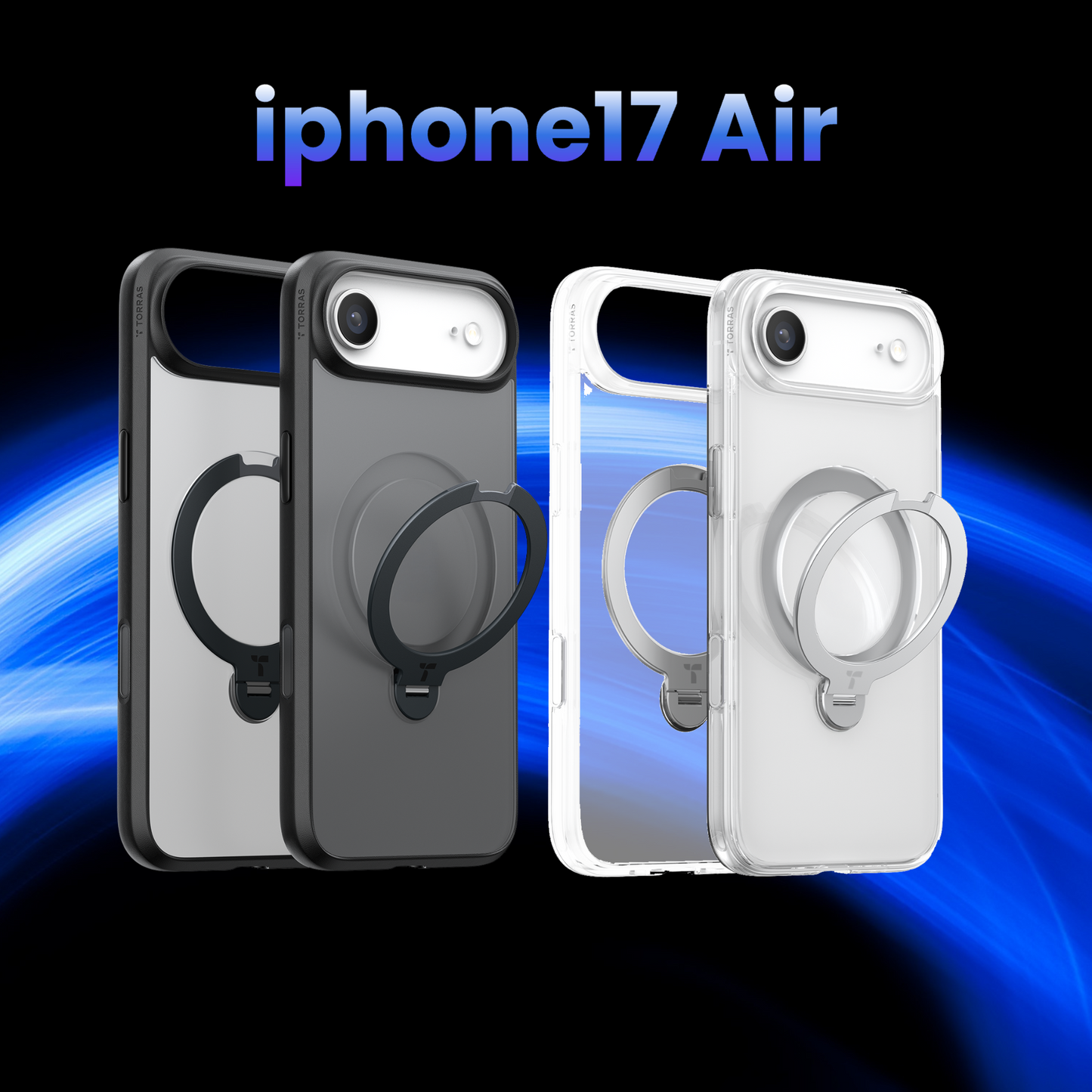【iPhone 17 Air】TORRAS Ostand Spin Magsafe 手機保護殼