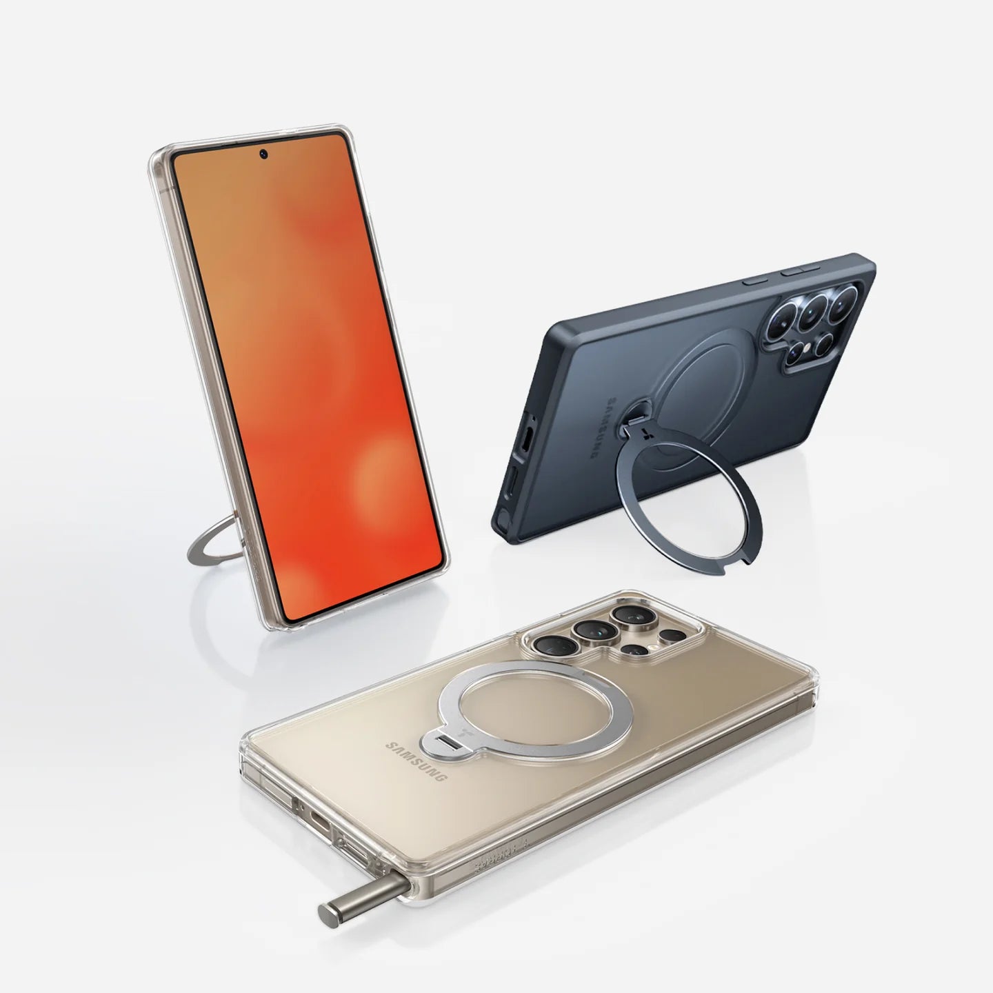 【 Samsung Galaxy S25 系列】TORRAS Ostand Spin Magsafe 手機保護殼