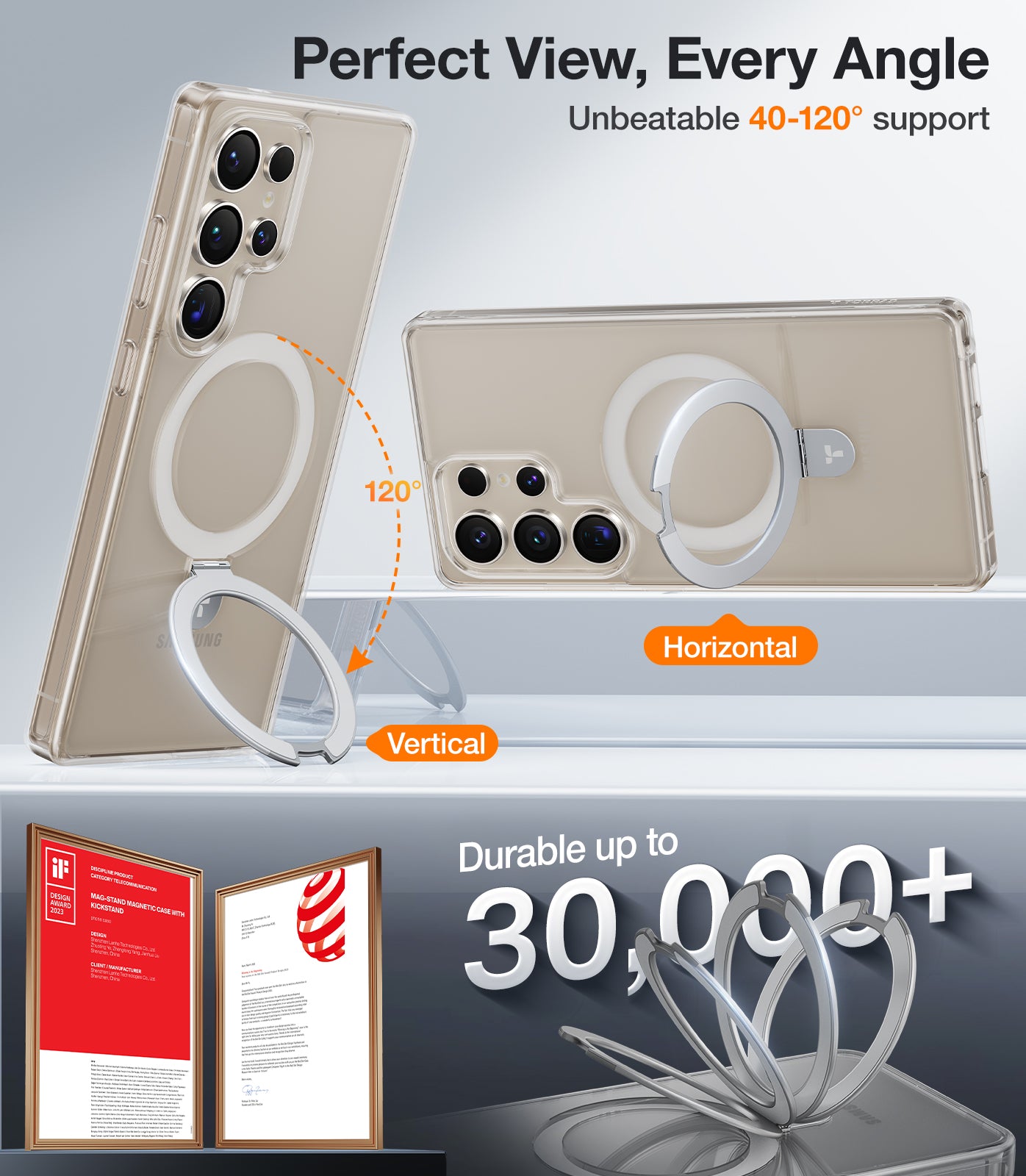 【 Samsung Galaxy S25 系列】Ostand Series 支架防摔手機保護殼