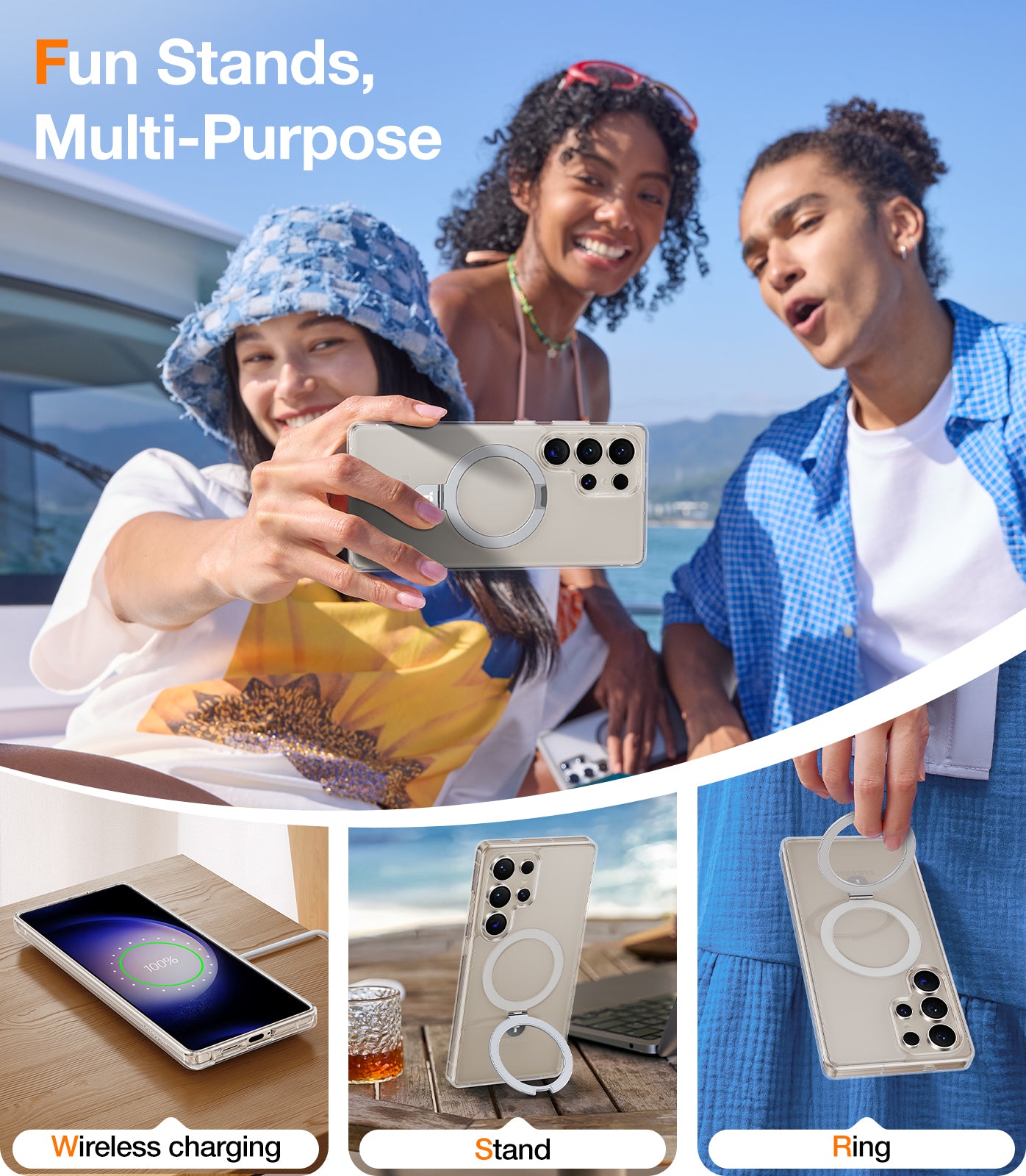 【 Samsung Galaxy S25 系列】Ostand Series 支架防摔手機保護殼