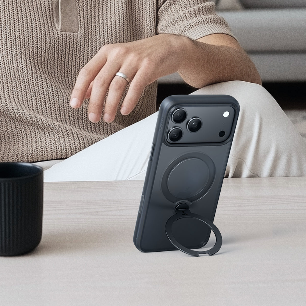 iPhone 17 ProMax】TORRAS Ostand Spin Magsafe Phone Case – Torras