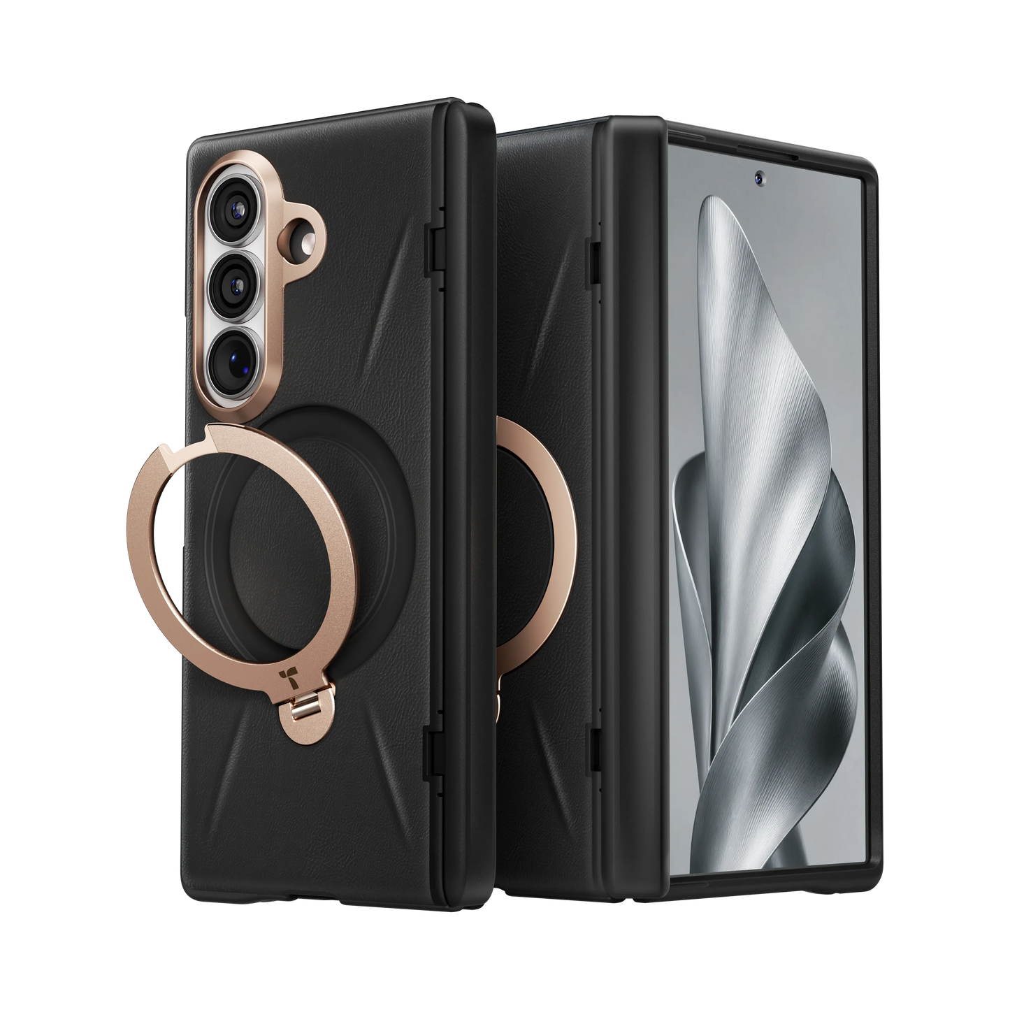 【 Galaxy Z Fold 8 Ultra】TORRAS Ostand Q3 VegSkin 皮革防摔手機殼