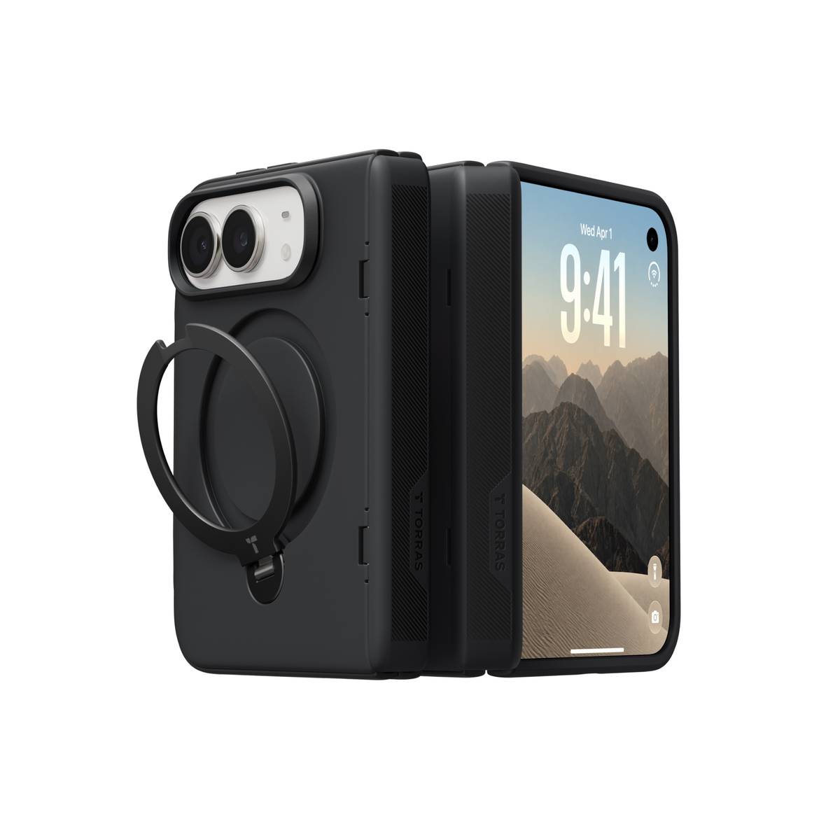 【iPhone Duo】TORRAS Ostand Q3 Spin 手機保護殼